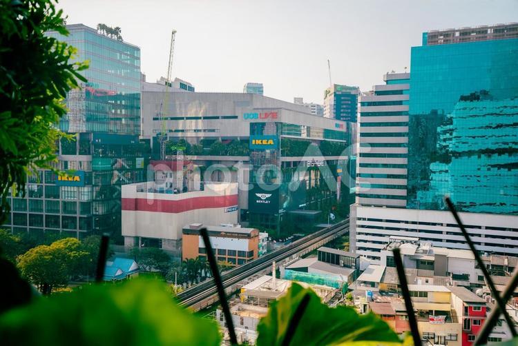 【タイ】バンコクの町並み タイ,バンコク,thailandの写真素材