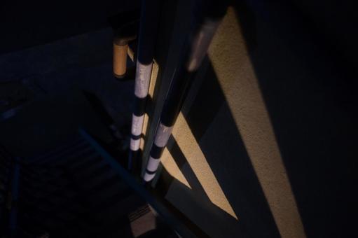 夜間の明かり 夜間の明かり 陰影,影,ライトの写真素材