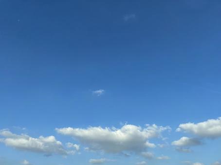 青空と雲 青空と雲の写真