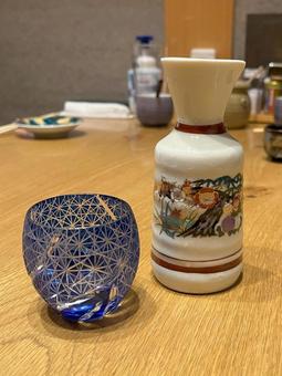 日本酒　おちょこ　とっくり 日本酒,酒,お酒の写真素材