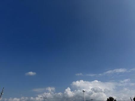 空 自然,あお,風景の写真素材