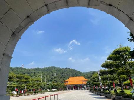 台北忠烈祠 台北 台湾 衛兵交代式 台北忠烈祠 台北 台湾 衛兵交代式の写真