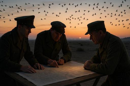夕暮れ作戦会議地図 夕暮れ作戦会議地図の写真