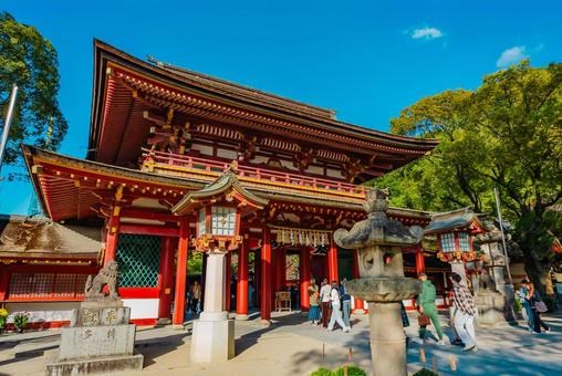 【福岡】太宰府天満宮の風景 福岡,太宰府天満宮,太宰府の写真素材