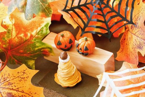 ハロウィンの飾り ハロウィンの飾りの写真