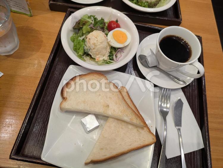 洋食モセンーニング ランチ,美味しい,サラダの写真素材