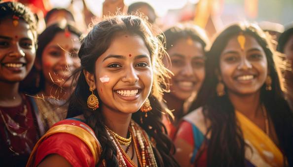 インドの女性達 イメージ インドの女性達 イメージの写真