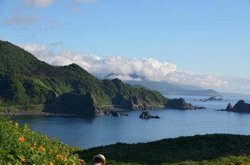 Cove of Sado Island, sado, niigata, calm, JPG