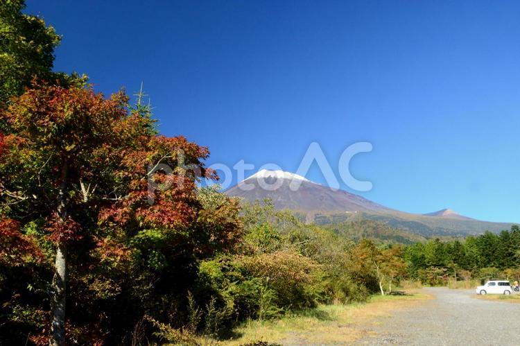 西臼塚駐車場からの富士山 富士山,世界遺産,富士宮の写真素材