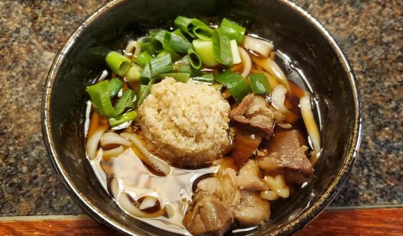 Meat and ginger udon, JPG