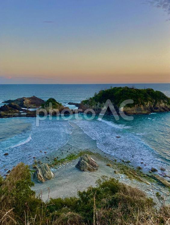 恋人岬（和歌山県すさみ町） 海,絶景,風景の写真素材