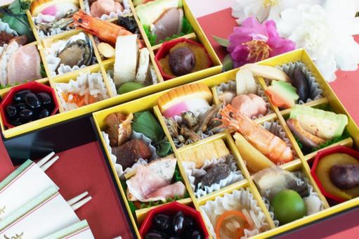 おせち料理の写真