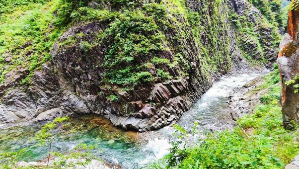 山の中の川 山の中の川の写真