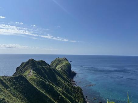 神威岬 積丹ブルー 3 神威岬 積丹ブルー 3 神威岬,海,積丹半島の写真素材