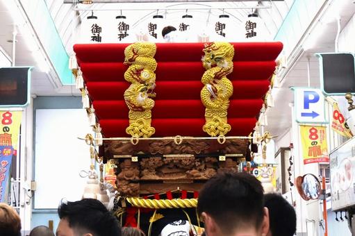 河内太鼓台町内曳航2ふとん太鼓・枚岡祭り 河内太鼓台町内曳航2ふとん太鼓・枚岡祭りの写真