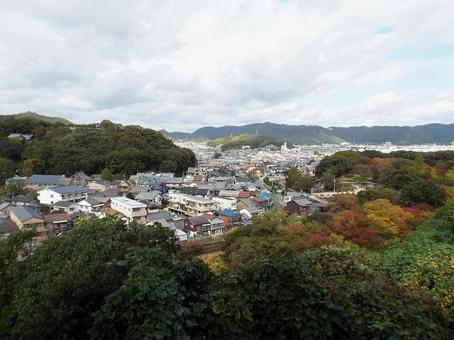 【風景写真】姫路城天守閣からの眺め 【風景写真】姫路城天守閣からの眺めの写真