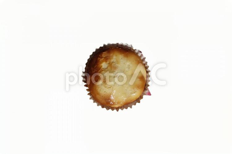 チーズケーキ風のパン（PSDあり) パン,俯瞰,psdの写真素材