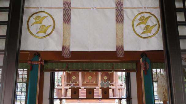北ノ庄城 城跡に建つ柴田神社の風景 北ノ庄城 城跡に建つ柴田神社の風景 北ノ庄城,柴田勝家,お市の方の写真素材