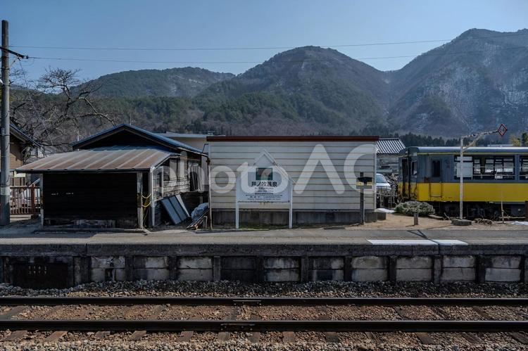 芦ノ牧温泉駅周辺の景色 芦ノ牧温泉駅,station,ホームの写真素材