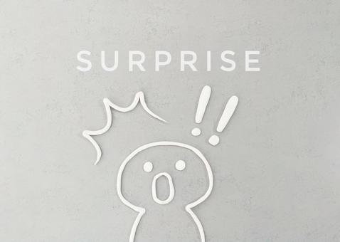 びっくりする人の顔(明るめバージョン) びっくりする人の顔(明るめバージョン) びっくり,驚く,驚きの写真素材