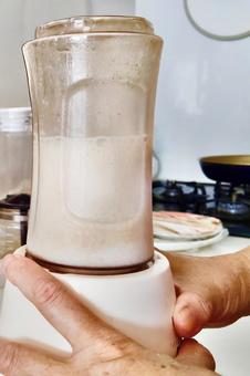 Photo, mixer, kitchen, hand, 