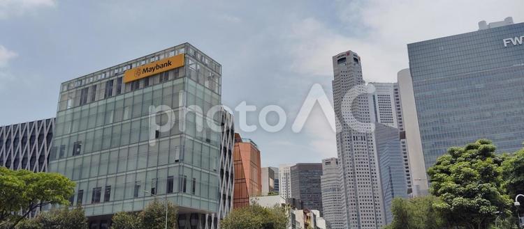 ベイマリーナ　町並 シンガポール,外国,海外の写真素材