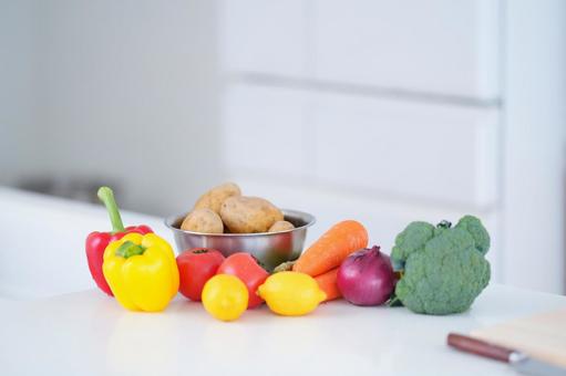 カラフルなたくさんの野菜 野菜,食材,料理の写真素材