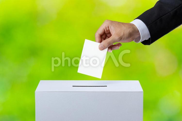 投票する人 ビジネス,投票,選挙の写真素材