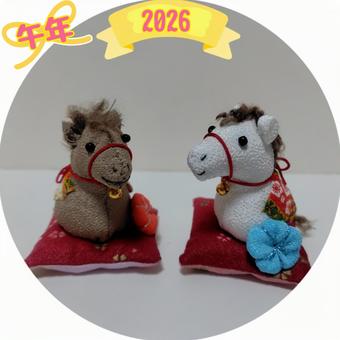 来年の干支　 干支,マスコット,手作りの写真素材