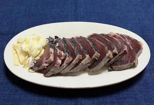 カツオのたたき カツオ,鰹,カツオのたたきの写真素材
