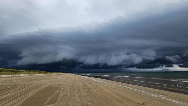 豪雨前の雲 豪雨前の雲の写真