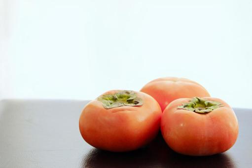 柿 柿,食べ物,果物の写真素材