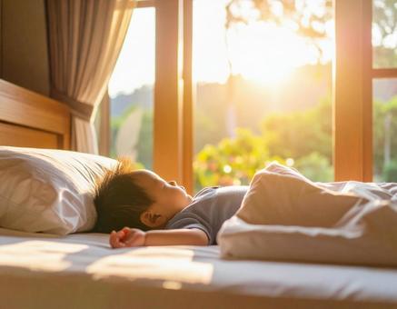 すやすや寝ている赤ちゃん すやすや寝ている赤ちゃんの写真