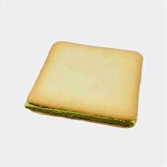 抹茶のラングドシャ 抹茶のラングドシャの写真