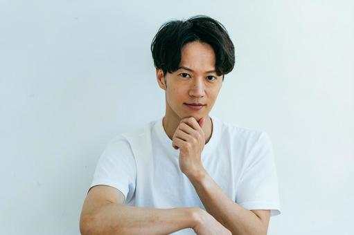 男性のポートレート 美容,メンズビューティー,メンズエステの写真素材