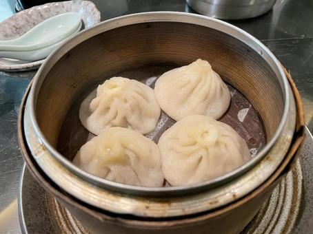 小籠包 小籠包 小籠包,飲茶,蒸し器の写真素材