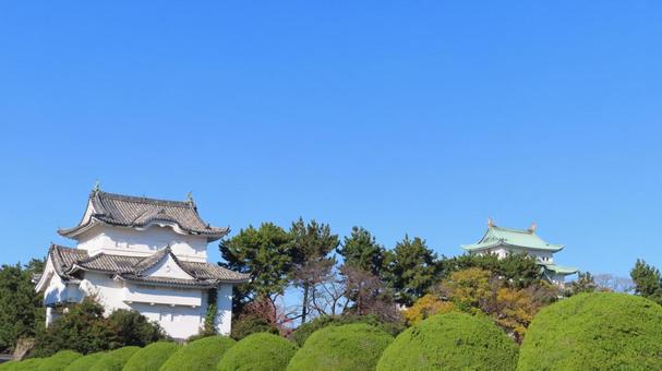 名古屋城　本丸　東南隅櫓　天守 名古屋城,尾張徳川家,御三家の写真素材