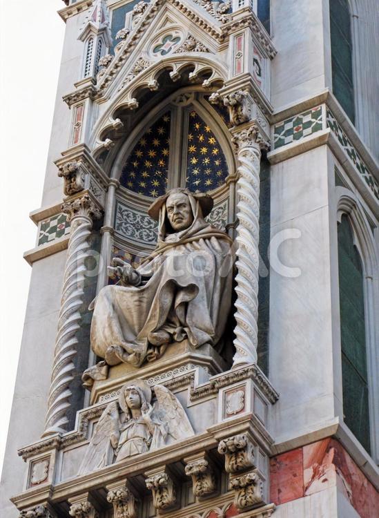 イタリア　フィレンツェ　ドゥオーモ　像 イタリア,フィレンツェ,ドゥオーモの写真素材
