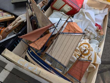 蚤の市 ヨット,船,帆の写真素材