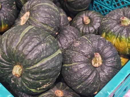Photo, pumpkin, a greengrocer, case, 