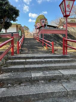 Photo, landscape, ma temple, winter, 