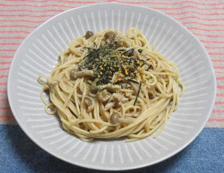 和風パスタ パスタ,献立,メニューの写真素材