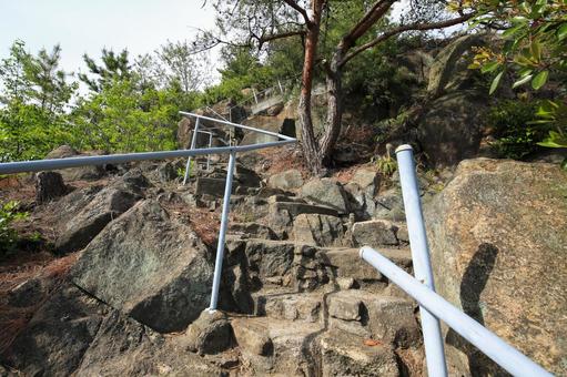 岡山県倉敷市 穴場稲荷 奥院への遊歩道 岡山県倉敷市 穴場稲荷 奥院への遊歩道の写真