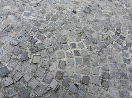 レンガ道(グレー) レンガ道(グレー)の写真