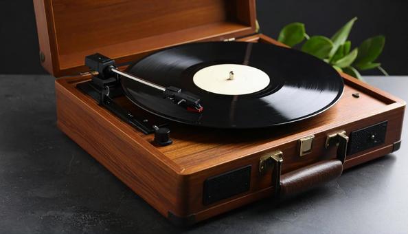 ポータブルレコードプレーヤー ポータブルレコードプレーヤーの写真