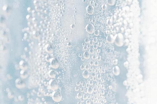 ガラス面に付着した水滴の抽象的パターン 水滴,水,しずくの写真素材