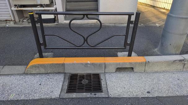 文京区「文」型ガードパイプ 文京区,文型ガードパイプ,防護柵の写真素材