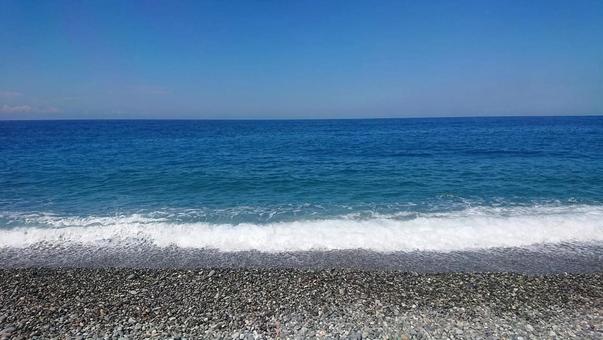 新潟の海 海,波,ビーチの写真素材