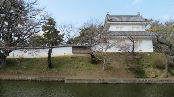 土浦城　本丸　東櫓 土浦城,亀城,東櫓の写真素材