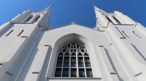 カトリック布池教会　大聖堂 カトリック布池教会,布池カトリック教会,教会の写真素材